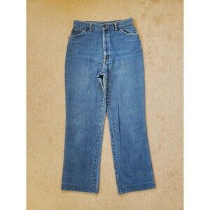 Vintage 80s Chic His Women's Jeans High Waist Embroidered Logo Size 14 OR